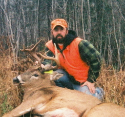 My son Jim with an WI 07 giant 218 lbs field dressed