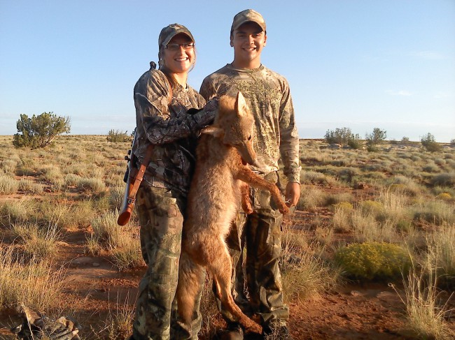 Meagan's first coyote